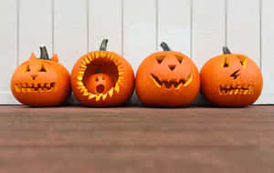 Halloween græskar billeder — Uhyggelig halloween Wallpapers