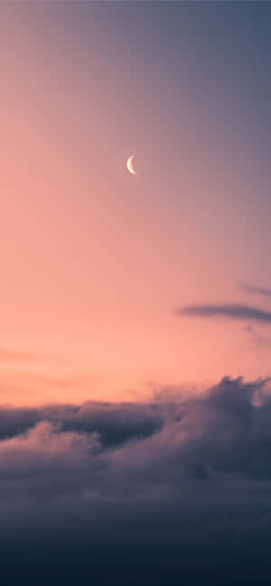 Solnedgangssky og Måne — Xiaomi 18 Pro Max Wallpapers