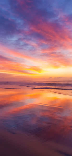 Solopgang over rolig strand — Solopgang Wallpapers