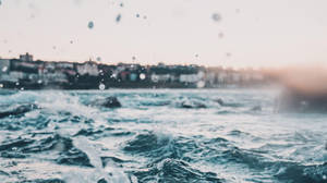 Sommeræstetisk strandvand tapet — Sommer æstetik Wallpapers