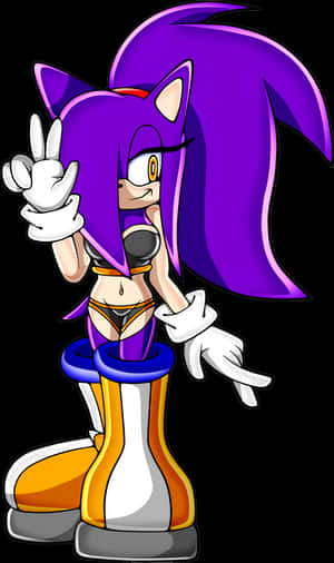 Natacha Pindsvinet - Kvindelige Sonic-karakterer lilla pindsvin, HD PNG-download