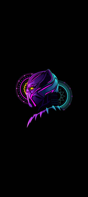 Sort Amoled Black Panther — OnePlus Nord 4 Wallpapers