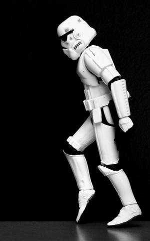 Sort-Hvid Stormtrooper Star Wars Tablet — RedMagic Tablet Wallpapers