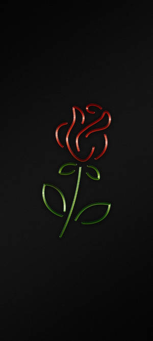 Sort iPhone rose tapet — Pixel 9a Wallpapers