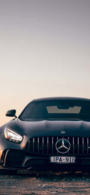 iPhone Xs Mercedes Amg-baggrund — Galaxy M36 Wallpapers