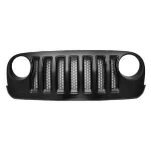 Sort Jeep-grill forfra