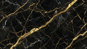 Luksuriøs sort marmor med guldårer, elegant tapet. — Sort æstetisk GIF Wallpapers