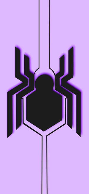 Sort Og Lilla Æstetisk Edderkop — Galaxy S25 FE Wallpapers