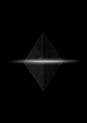 Sort pyramide med spejlreplika baggrund — IQOO Pad5 Wallpapers