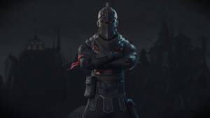 Sort Ridder Cool Fortnite Baggrund