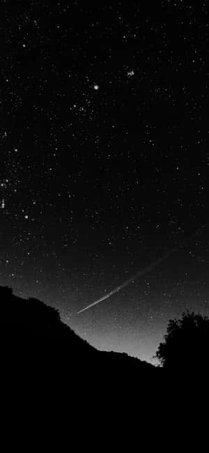 Sort stjerneklar baggrund — iPhone 17 Pro Max Wallpapers