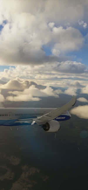 Iphone Xs Microsoft Flight Simulator baggrund — Galaxy S25 FE Wallpapers