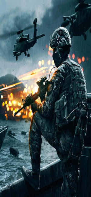 Iphone Xs Max Battlefield 4 Baggrund — Honor Magic Wallpapers