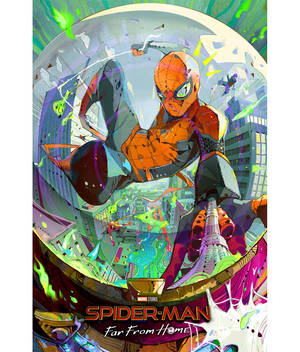 Spider Man Far From Home Fan Art telefonbaggrund. — Motorola Razr 70 Ultra Wallpapers