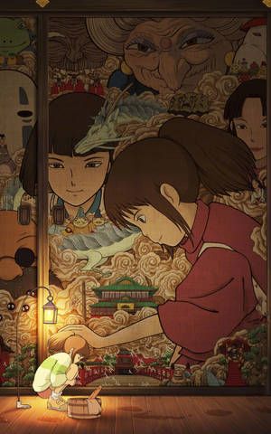 Spirited Away mobilbaggrund — Galaxy Tab S10+ Wallpapers