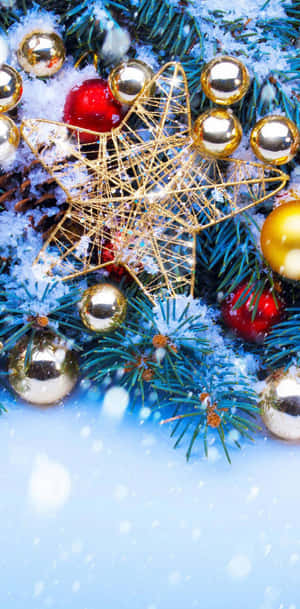 Juletelefonbaggrund — Juletelefon Wallpapers