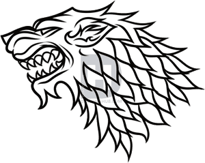 Stark Hus Sigil Game of Thrones