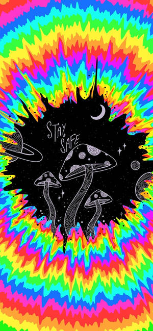 Stay Safe Svampe Trippy Æstetik