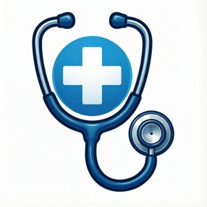 Et stetoskop-clipart med et apotekskors-symbol. — Tecno Phantom V Flip2 Wallpapers