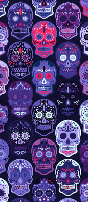 Sugar Skull Phone — Sony Xperia Wallpapers