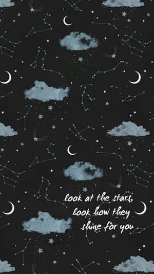 Stjerner Aesthetic Tumblr — Æstetiske citater GIF Wallpapers