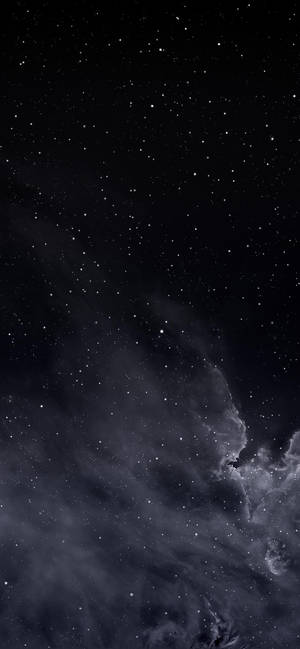 Stjerner på en skyet himmel i mørk tilstand — Nattehimmel GIF Wallpapers