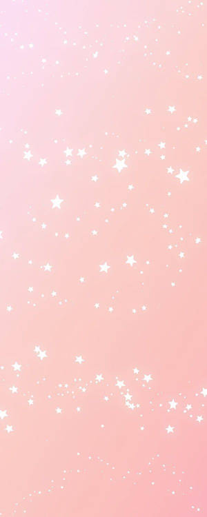Stjerner på Kawaii lyserød baggrund — Kawaii pink Wallpapers