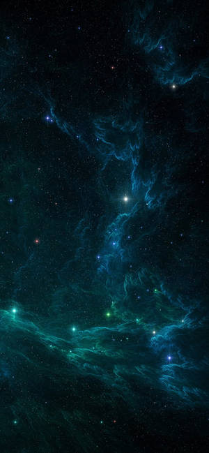 Stjernestøv i Kosmos baggrund — iPhone 12 mini Wallpapers