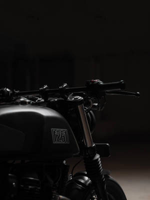 Stor Motorcykel Mørk 4k