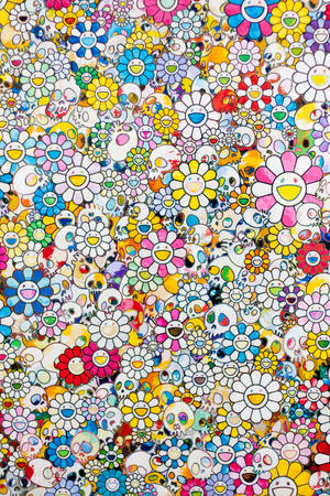 Store smileyer Takashi Murakami 4K — Xiaomi Pad 9 Pro Max Wallpapers