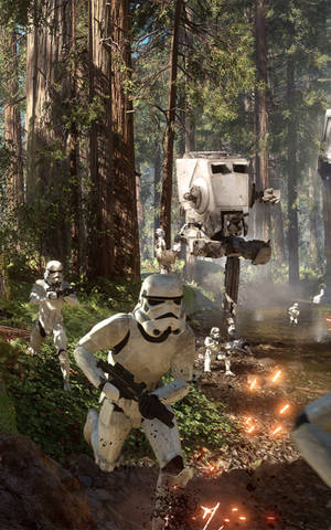 Stormtroopers i aktion Star Wars tablet — Lenovo Idea Tab Wallpapers
