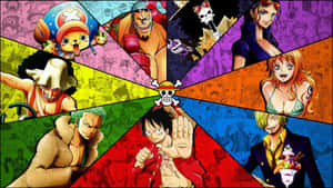 Stråhattene — One piece skrivebord Wallpapers
