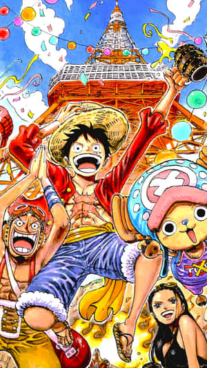 Stråhattene — One piece telefon Wallpapers