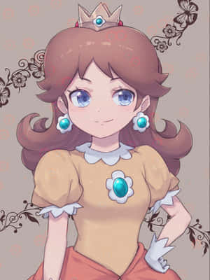 Strålende prinsesse Daisy smilende — Kindle Wallpapers