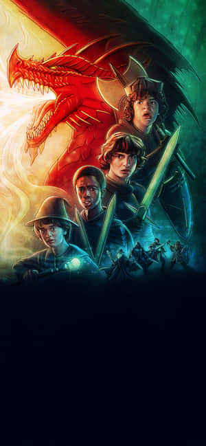 Stranger Things Dungeon And Dragons — Oppo Find X9s Wallpapers