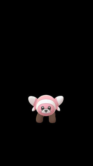 Stufful på sort baggrund — Pokemon telefon Wallpapers