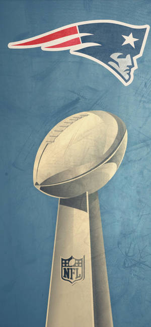 Super Bowl Trofæet Og Patriots mobil tapet — iPhone 14 Plus Wallpapers