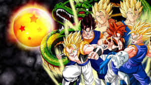 Super Saiyaner, der lader op i 'Dragon Ball Super' — Dragon ball super GIF Wallpapers