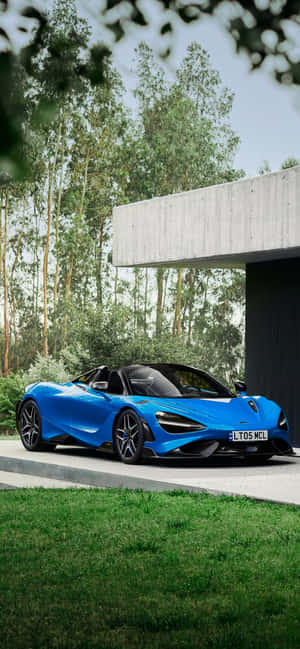 Superbil Blå McLaren 765 — Xiaomi 15S Pro Wallpapers