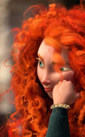 Sur Prinsesse Merida telefonbaggrund. — Galaxy Tab S Wallpapers