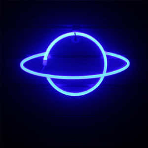 Neonblå æstetiske billeder — Neon blå æstetik Wallpapers