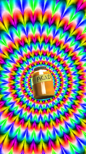 Syret kalejdoskopisk trippy æstetik