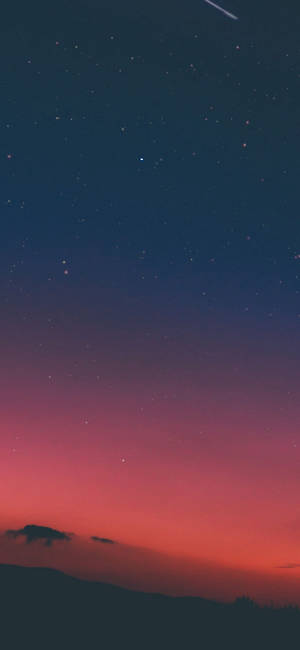 1125x2436 Nattesky Solnedgang Lyserød Natur iPhone X wallpaper. iPhone X — iPhone X Wallpapers