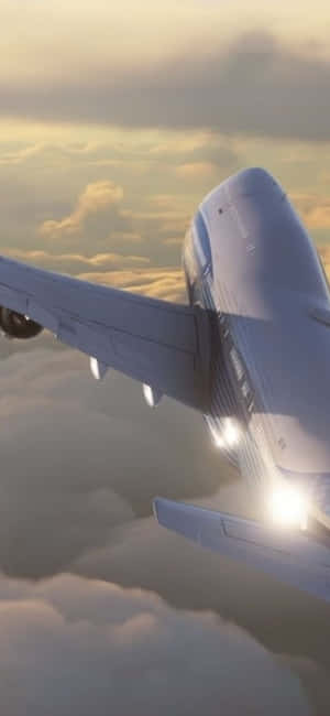 Iphone Xs Microsoft Flight Simulator baggrund — Galaxy S25 Ultra Wallpapers