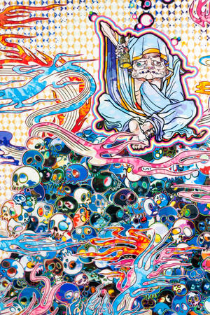 Takashi Murakami Peace 4K — Xiaomi Pad 8 Pro Wallpapers