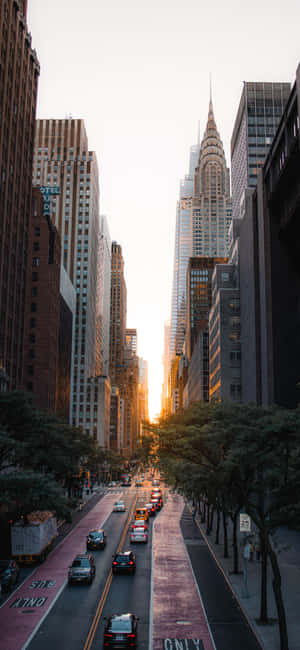 Iphone Xs Ny City Baggrund — Tecno Camon Air Wallpapers