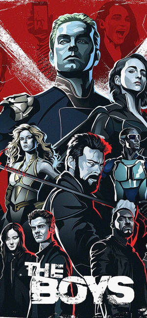 The Boys Vektorplakat — iPhone 17 Pro Max Wallpapers