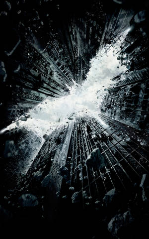 The Dark Knight Rises Batman Logo tapet. — Galaxy Tab S10+ Wallpapers