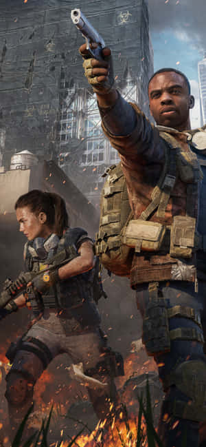 Iphone Xs Max The Division Baggrund — iPhone 15 Wallpapers