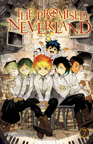 The Promised Neverland Bind 7 Forside mobilbaggrund — RedMagic Astra Wallpapers